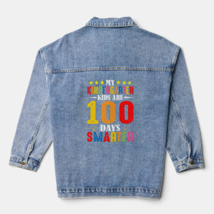 Veste En Jean 100 jours plus intelligent, 100 jours plus intelli