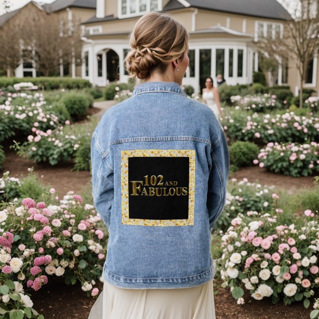 Veste En Jean 102e anniversaire  (Mariage Retour)