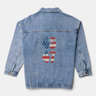 Veste En Jean 2024 Trump reprend l'Amérique patriotique américai