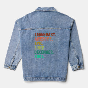 Veste En Jean 21 ans de légende depuis décembre 2001 21e naissan