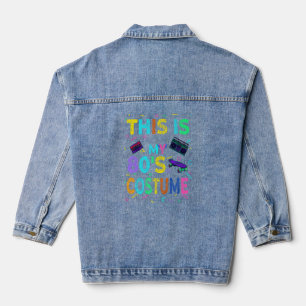 Veste En Jean 80s Robe fantaisie Hommes Idée de fête 80 Style C'