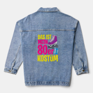 Veste En Jean 80s Thème de fête Costume de fête tenue de soirée