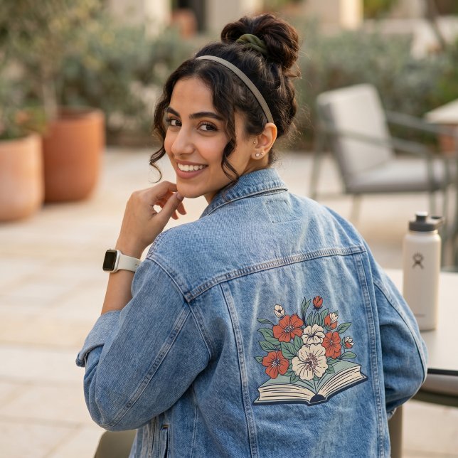 Veste en jean à reliure de livre (Créateur téléchargé)