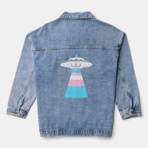 Veste En Jean Abduction d'Alien Transgenre Pride Lgbt Q Gaylien 