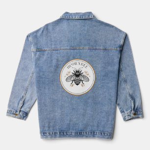 Veste En Jean Abeille à miel