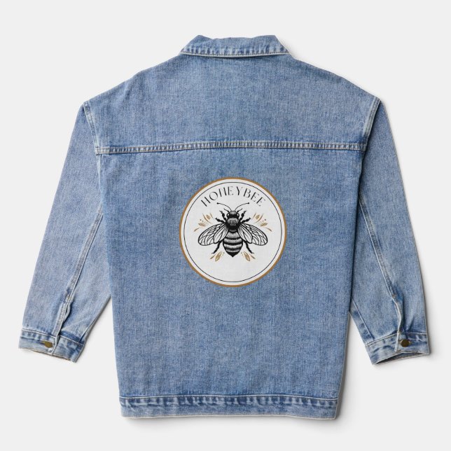 Veste En Jean Abeille à miel (Verso)