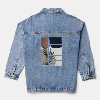 Veste En Jean Abstract art Jacket