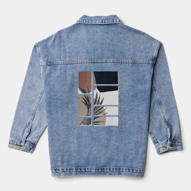 Veste En Jean Abstract art Jacket (Verso)
