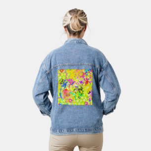 Veste en jean abstraite Graffiti Été 1