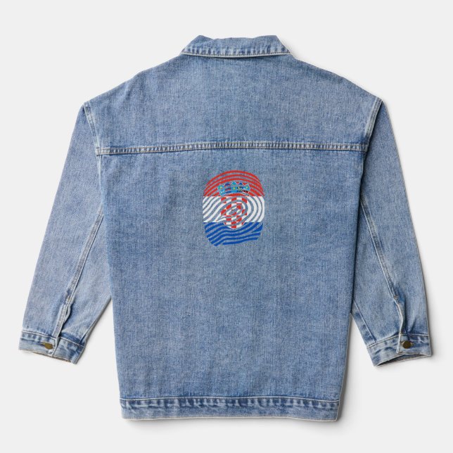 Veste En Jean ADN de Croatie (Verso)