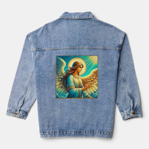 Veste En Jean AI bel effet expressionniste Angel
