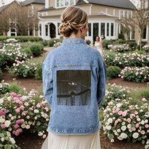 Veste En Jean Aigle de Bald en vol
