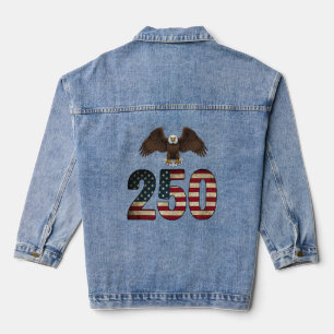 Veste En Jean Aigle Patriotique 250 USA Semiquincentenaire