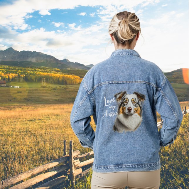 Veste En Jean Aimer ma veste Aussie Jean (Aussie love jacket)