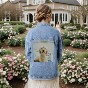 Veste En Jean Ajouter votre propre photo ou artwork Personnalisé