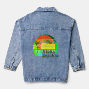 Veste En Jean Aloha Beach Summer California Hawaii Style Et V