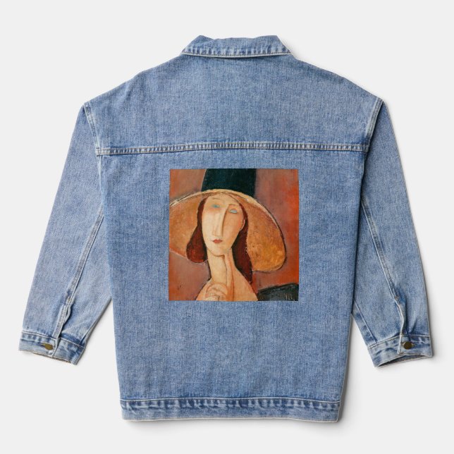 Veste En Jean Amedeo Modigliani - Jeanne Hebuterne en grand Casq (Verso)