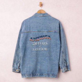 Veste En Jean Amérique - 250 Ans de Liberté
