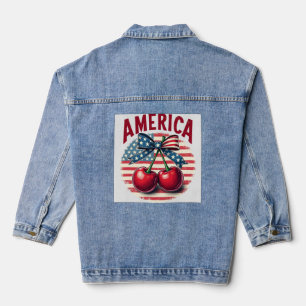 Veste En Jean Amérique 4 juillet