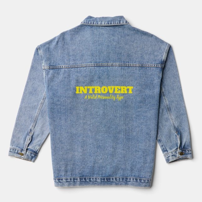 Veste En Jean Amour Introverti (Verso)