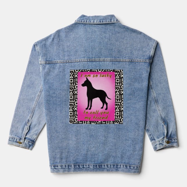 Veste En Jean amoureux (Verso)