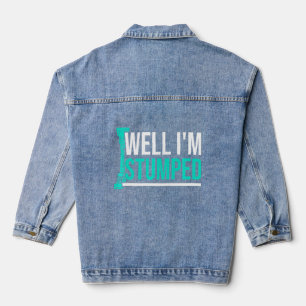 Veste En Jean Amputé Humour étouffé bras de jambe amusant récupé