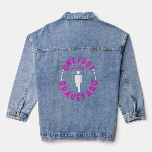 Veste En Jean Amputé Humour un pied jambe amusant récupération