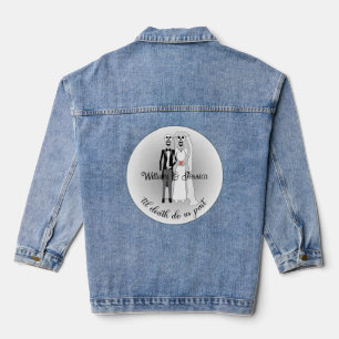 Veste en jean amusante pour enterrement de vie de
