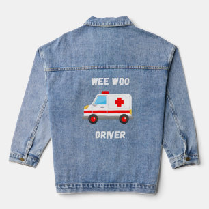 Veste En Jean Amusement WeeWoo Ambulance d'urgence chauffeur Lov