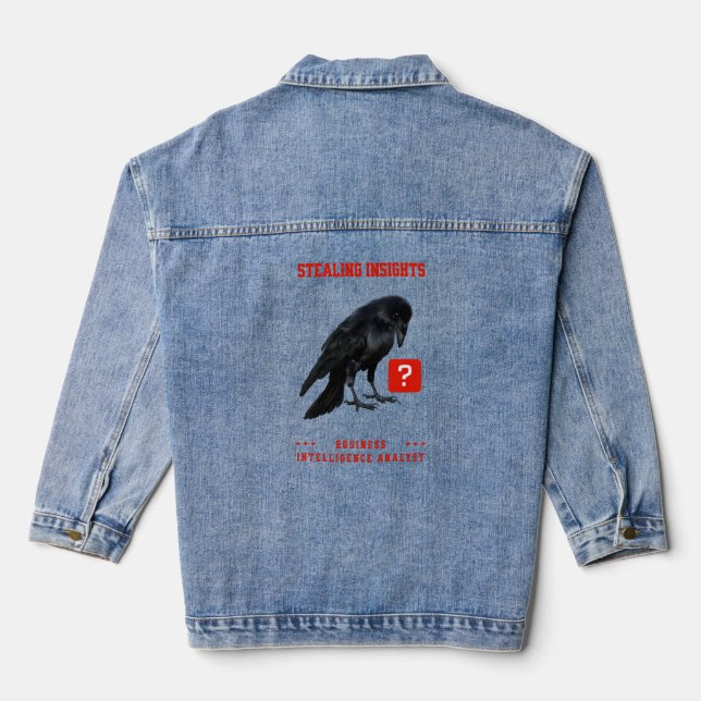 Veste En Jean Analyste en intelligence d'affaires Crow (Verso)