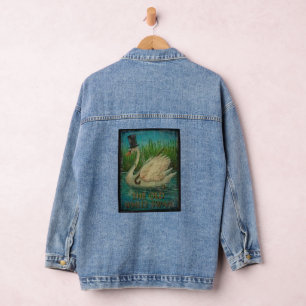 Veste En Jean Anciennes Enseignes de Pub, Cygne