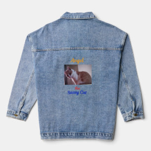 Veste en jean Angel the Sassy Cat