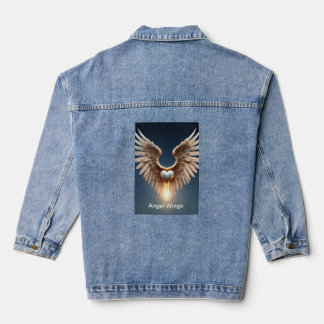 Veste En Jean Angel Wings