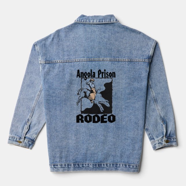 Veste En Jean Angola Prison Rodeo (Verso)