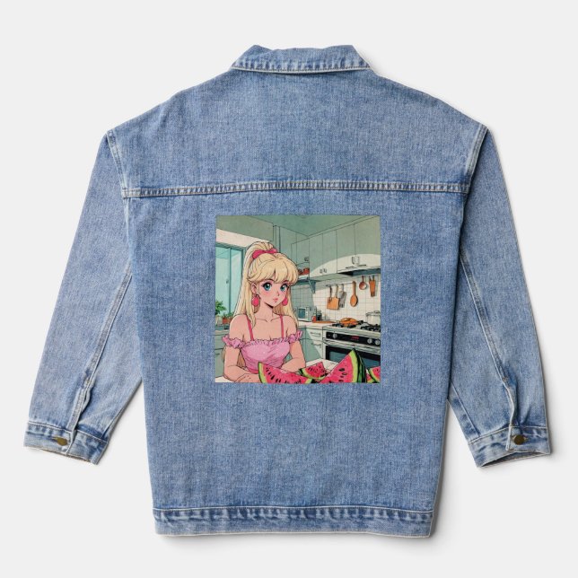 Veste En Jean Animé (Verso)