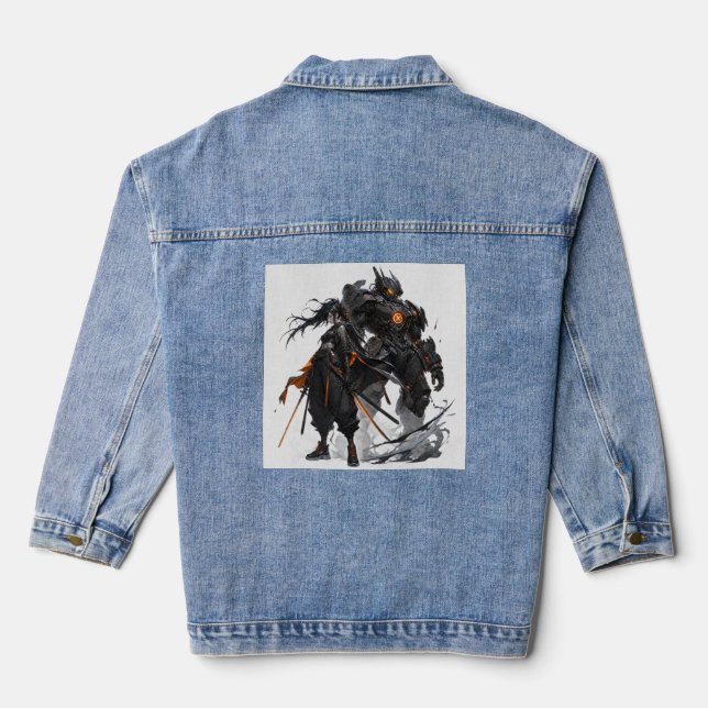 Veste En Jean Anime cool (Verso)