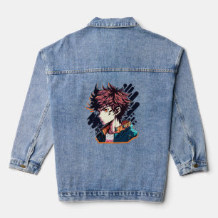 Veste En Jean Anime Power : Conception de jeunes personnages de 