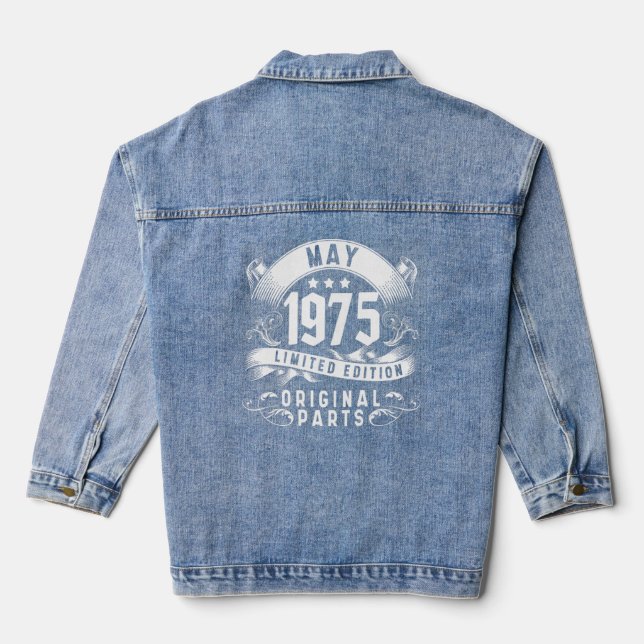 Veste En Jean Anniversaire mai 1975 (Verso)
