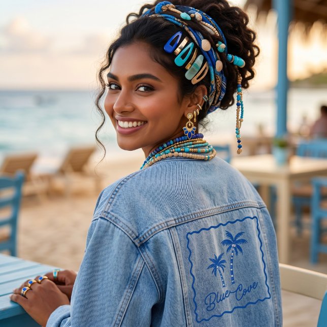 Veste En Jean Anse Bleue (Créateur téléchargé)