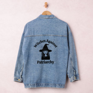 Veste En Jean Anti Trump Féministe Sorcière Amie Sœur Maman Tend