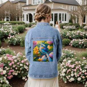 Veste En Jean Arc en arc-en-ciel Jay Imaginaire Bird
