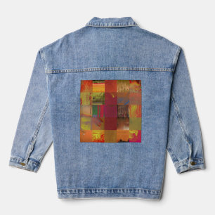 Veste En Jean Art de pannes de mélangeur de mots Données Corromp