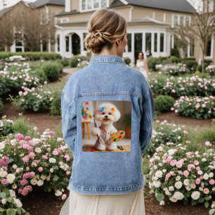 Veste En Jean Art spitz japonais