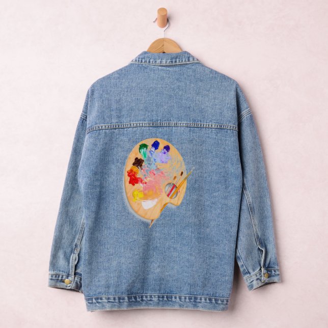 VESTE EN JEAN ARTISTE PALETTE (Hangar)