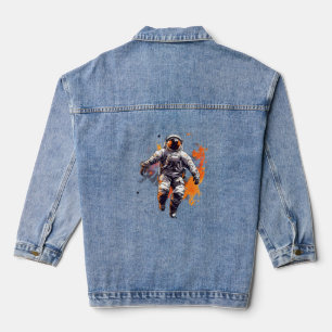 Veste En Jean Astronaut Graphic Tee