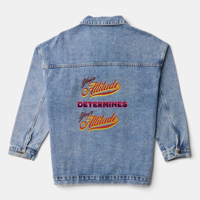 Veste En Jean Attitude (Verso)
