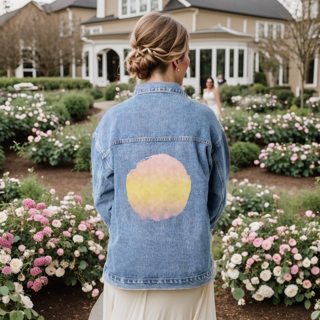 Veste En Jean Aube Pastel (Mariage Retour)
