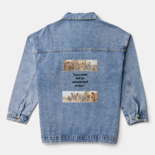 Veste En Jean Aucune personne sans importance