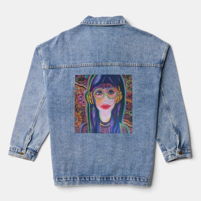 Veste En Jean Autocollant (Verso)