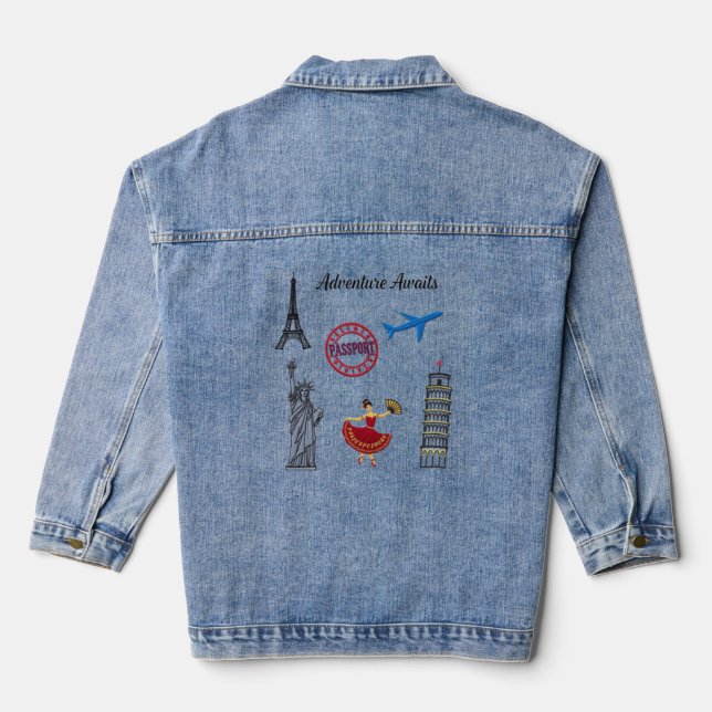 Veste En Jean Aventure Attend (Verso)